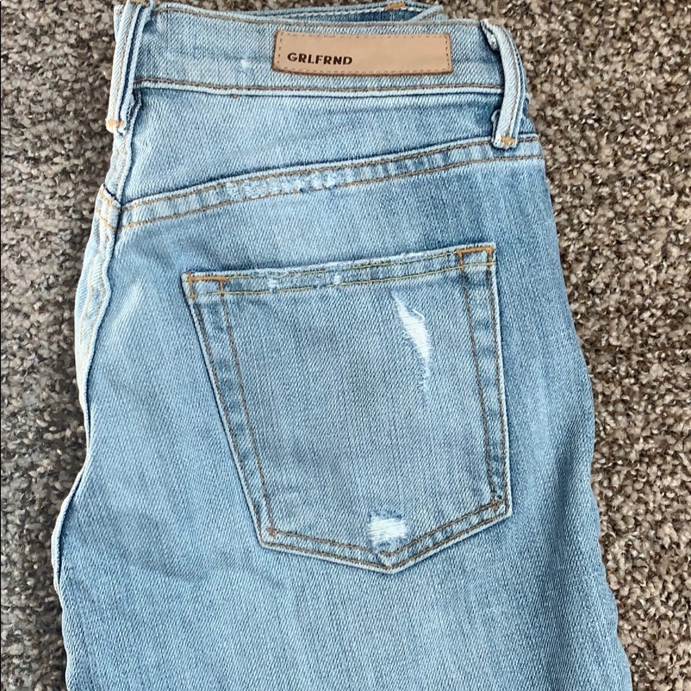 GRLFRND size 23 NAOMI jeans destroyed